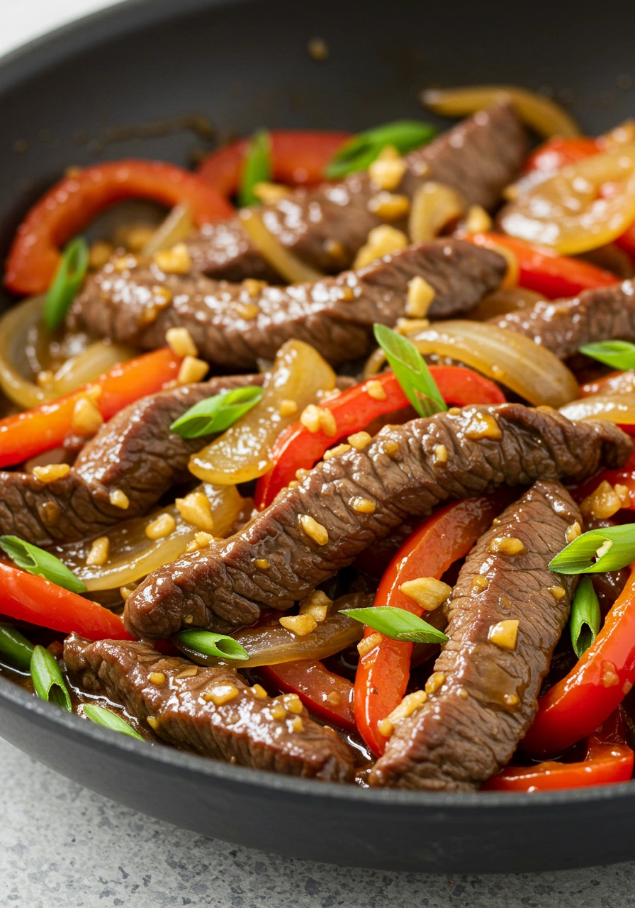 Beef Stir-Fry with Garlic Sauce - tertiary view